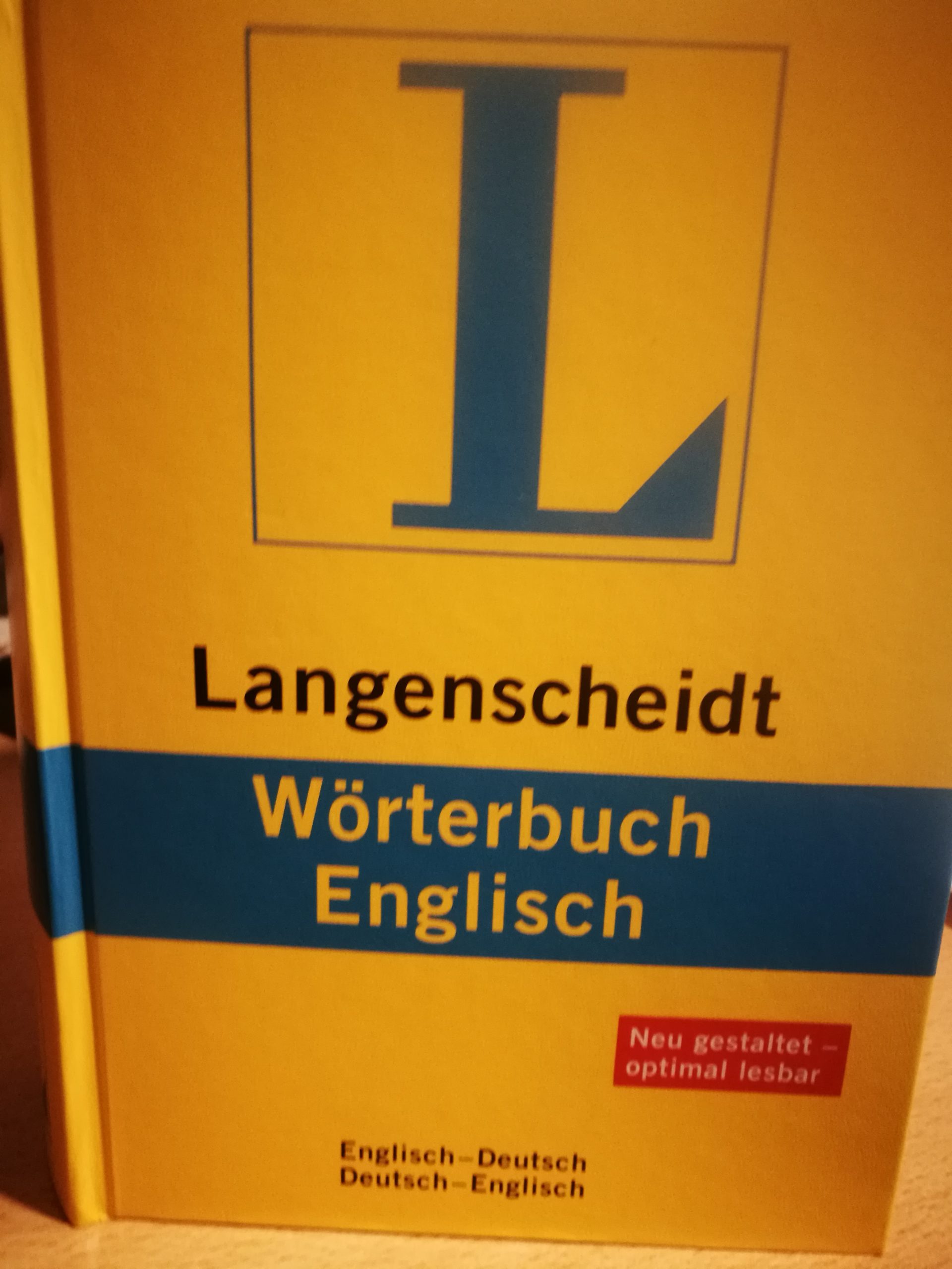 Buch für Übersetzungen Englisch-Deutsch, Deutsch-Englisch